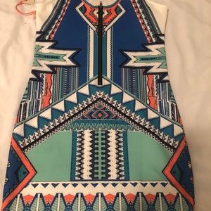 Colorful Tribal Print Miami dress 🌴